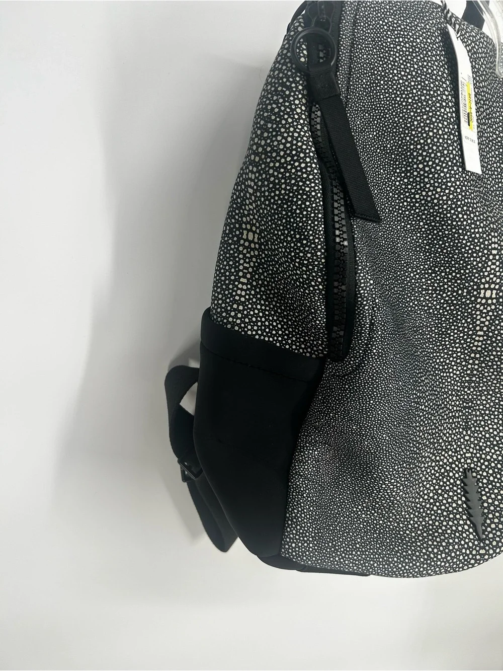 THACKER New York Black Unique Neoprene Book Backpack - New With Tags